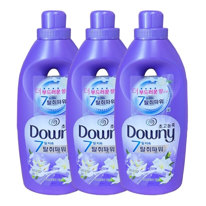 다우니 초고농축 섬유유연제 퍼플 1L x3