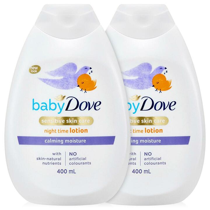 도브 베이비 로션 400ml 2개 (카밍/리치) 