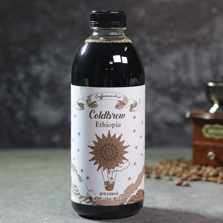 [커피노키오]콜드브루 더치커피 에티오피아 원액 1,000ml(20-30잔분)