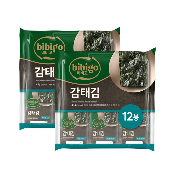 CJ 비비고 감태김 (4gx12ea) x2개