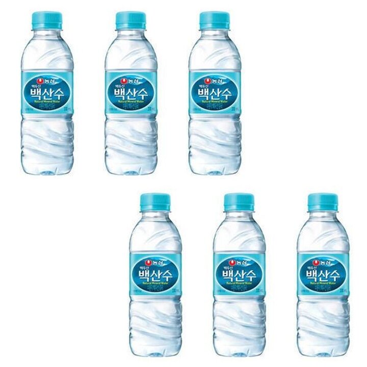 아트박스/마전동상회 백산수 미니 생수 330ml 물 작은물 20개