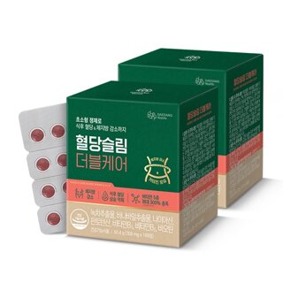 [대상웰라이프] 혈당슬림 더블케어 (300 mg x 168캡슐) 2통