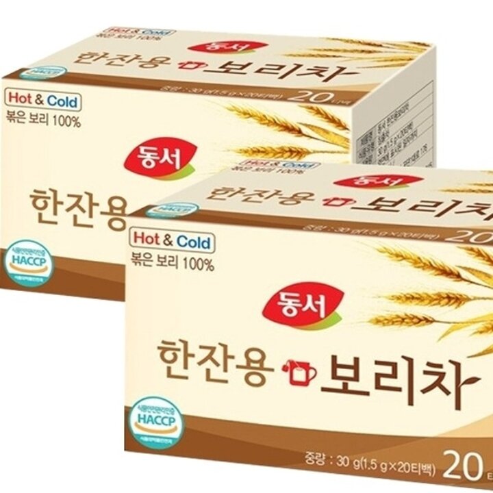 동서 한잔용 보리차 1.5g x 40개입 (20개x2개)15606987587848