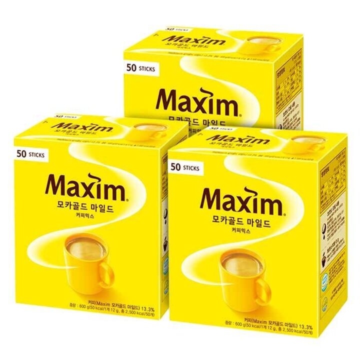 맥심 모카골드 마일드 커피믹스 50T x 3개