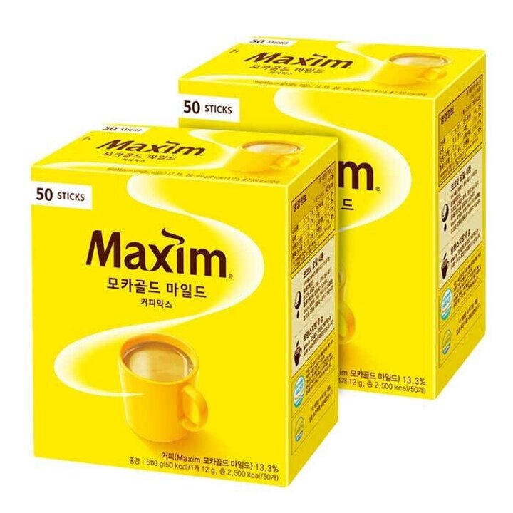 맥심 모카골드 마일드 커피믹스 50T x 2개