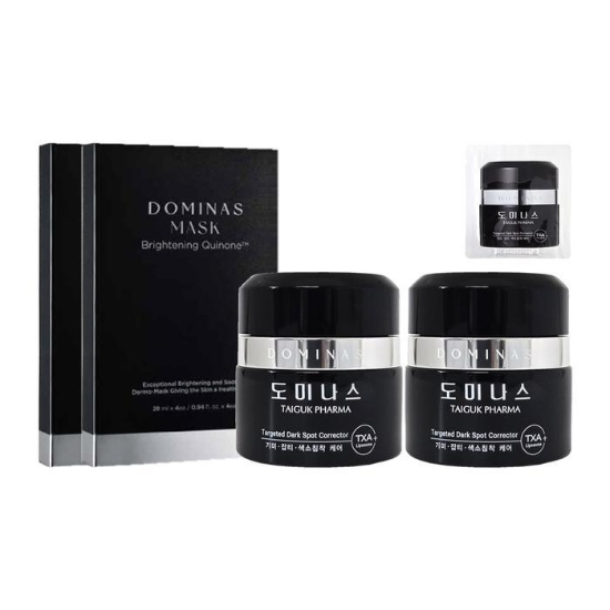 52087371-도미나스 크림 시즌7 트라넥삼산 크림 7X 50g 2개+마스크팩 2박스+샘플