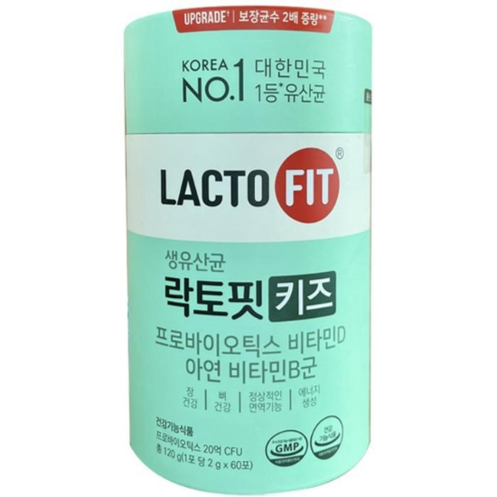 종근당 락토핏 키즈 유산균 2g x 60포 (3통)