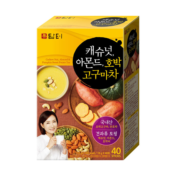 담터 캐슈넛 아몬드 호박 고구마차 40T