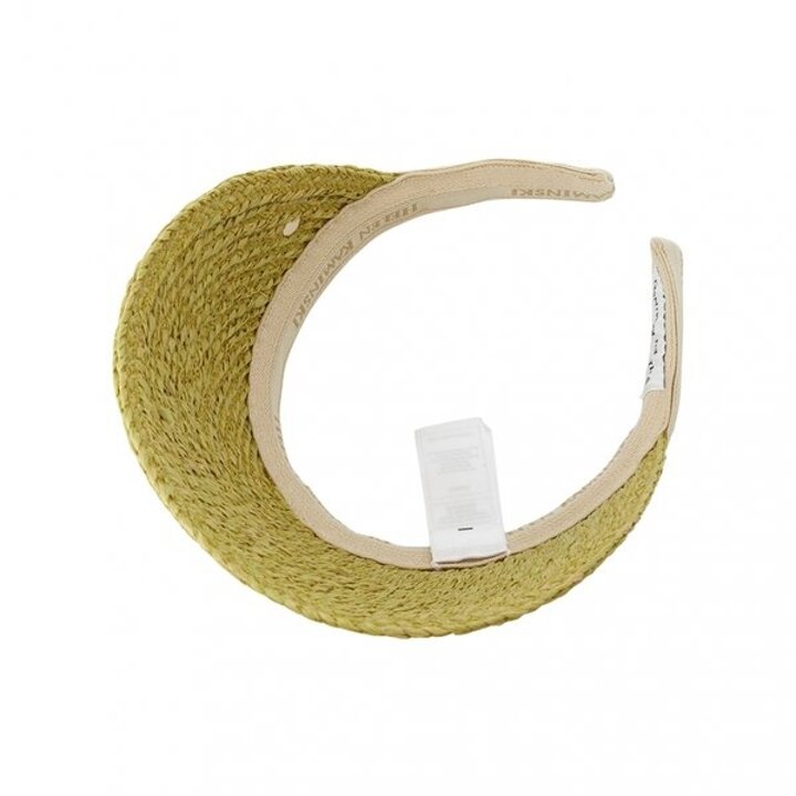 헬렌카민스키 비앙카 10 여성 바이저 HAT50265 CHARTREUSE NATURAL LOGO