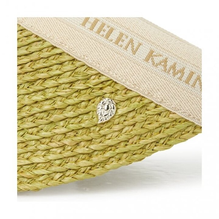 헬렌카민스키 비앙카 10 여성 바이저 HAT50265 CHARTREUSE NATURAL LOGO