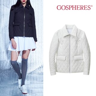 고스피어 GOSPHERES WOMAN DIAMOND QUILTED TWILL JACKET PW2WQJ21