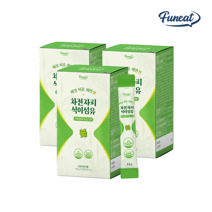 [퍼니트] 매일비움 쾌변엔 차전자피 식이섬유 3박스 3개월분