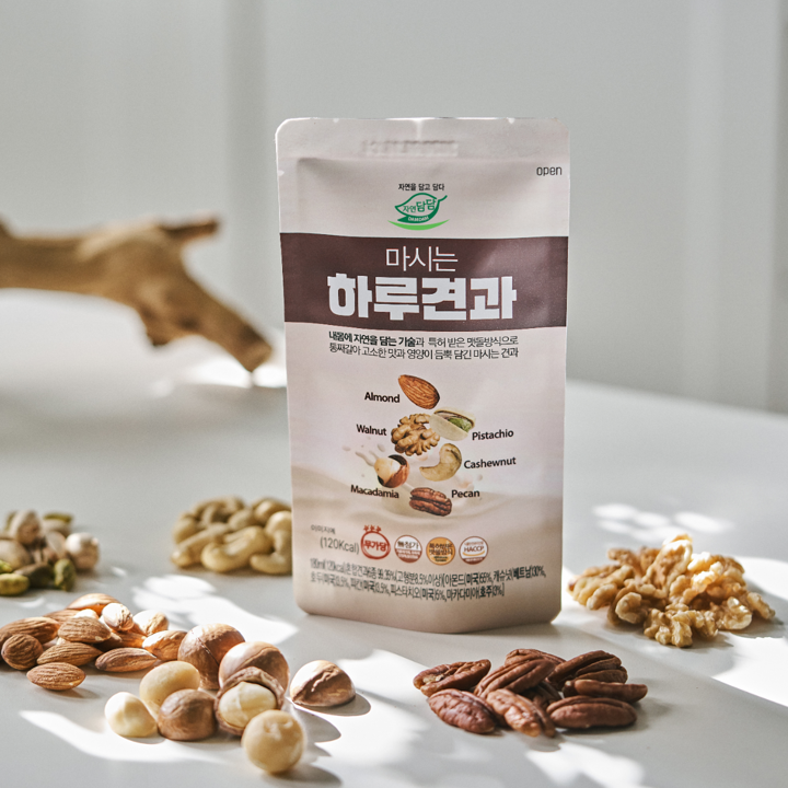 [방송중에만] 자연담담 마시는 하루견과 180ml 20팩 x 3박스 + 20팩 더 (총 80팩)