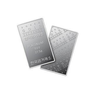 [한국금거래소] 플래티넘바 37.5g [백금바 99.9]