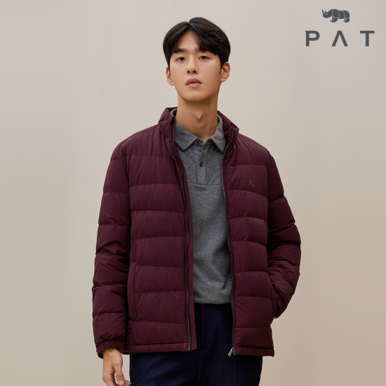[PAT] 스트레치 패턴 구스다운 점퍼_1I72004