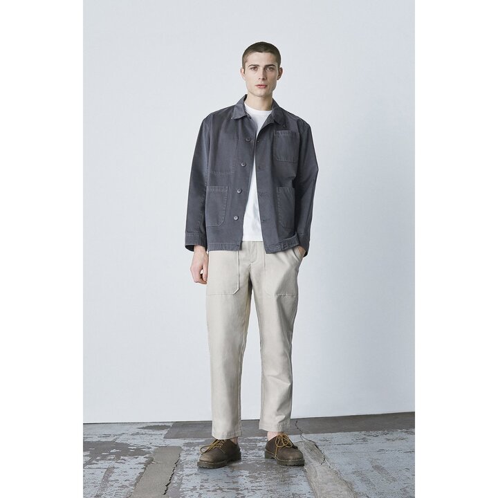 (신세계강남점)개버딘 (M)Gabardine Work Jacket GREY LSRA0JK63M