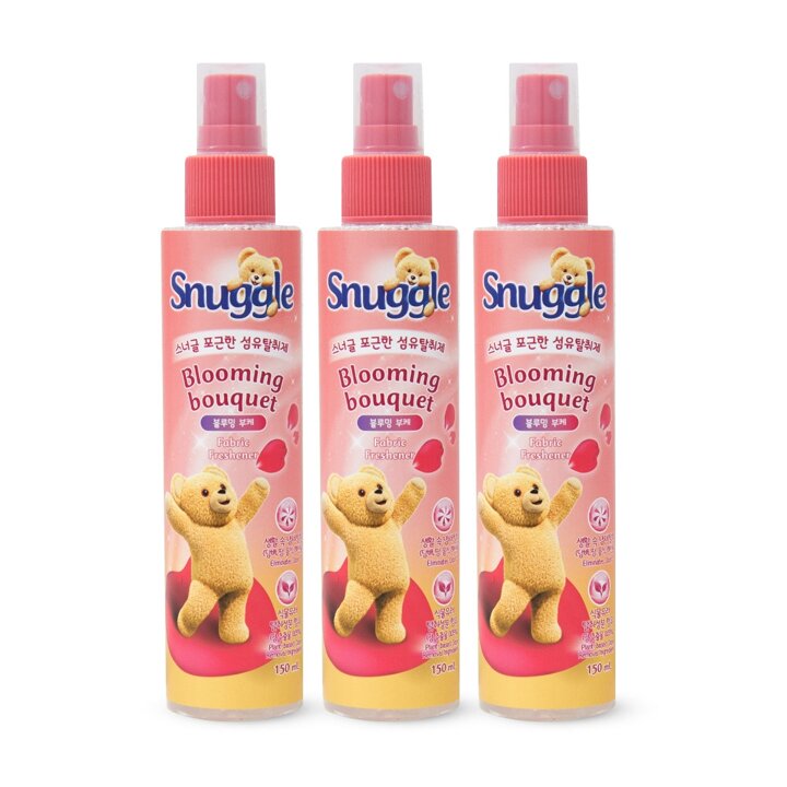 스너글 섬유탈취제 블루밍 부케 150ml x 3개