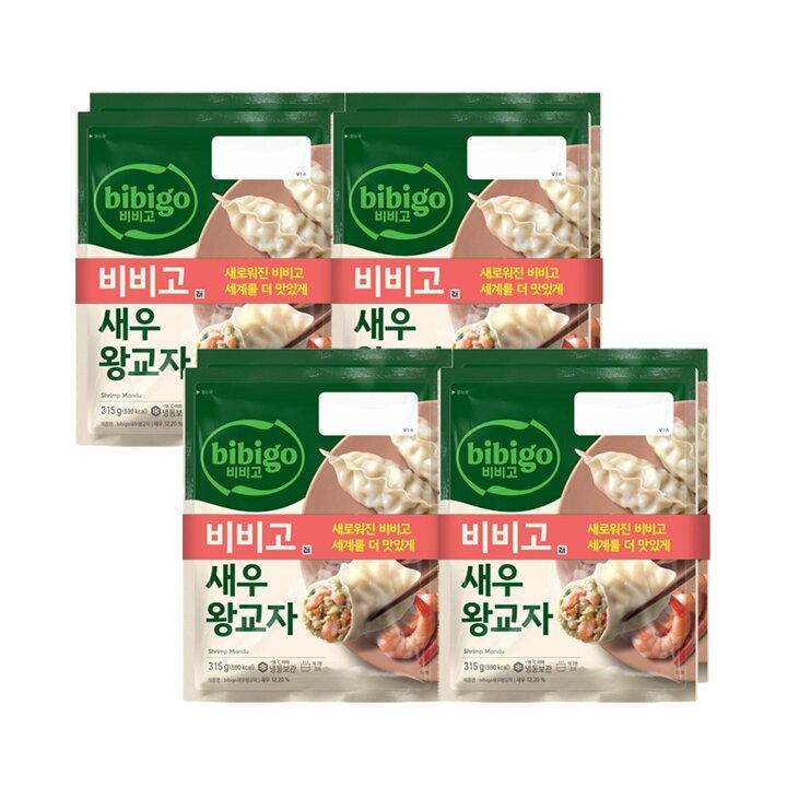 CJ제일제당 비비고 새우왕교자 315g x 8개