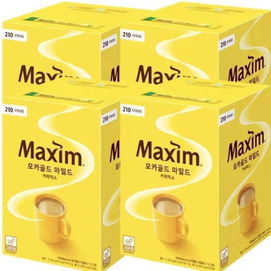 동서 맥심 모카골드 마일드 커피믹스 210T x 4 (51149931)
