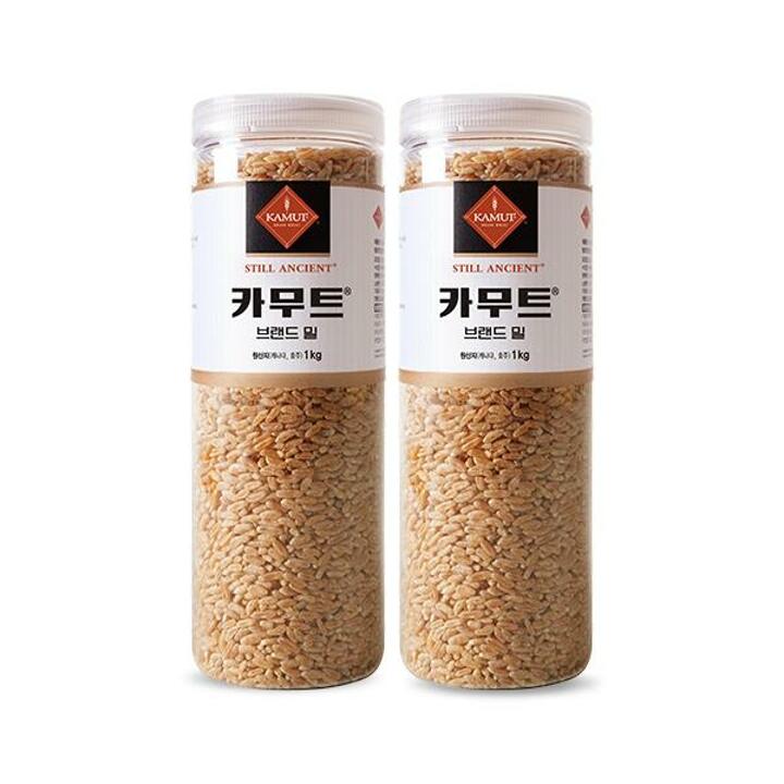 [G] 고대곡물 정품 카무트 쌀 1kg x 2개 (용기)