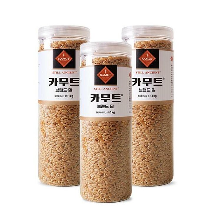 [G] 고대곡물 정품 카무트 쌀 1kg x 3개 (용기)