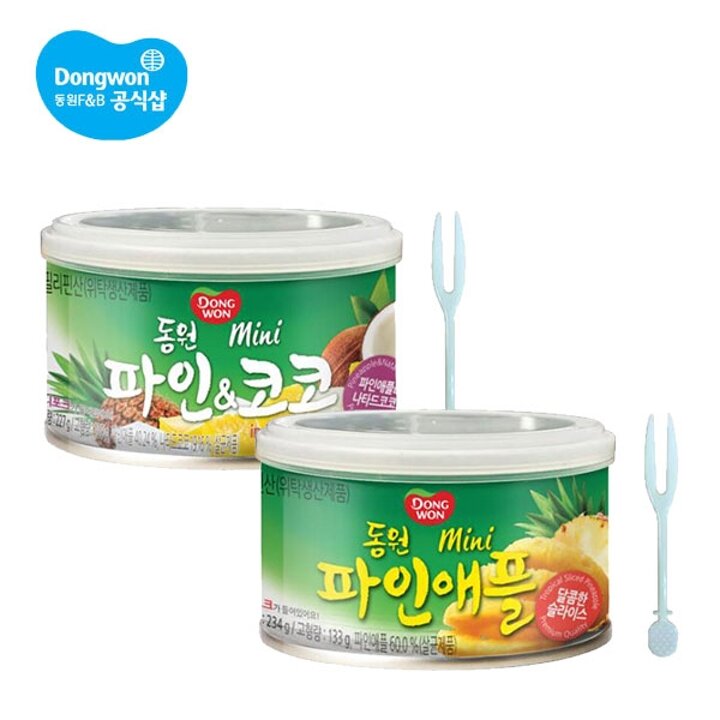 동원 미니 파인애플 234g OR 파인코코 227g 12캔