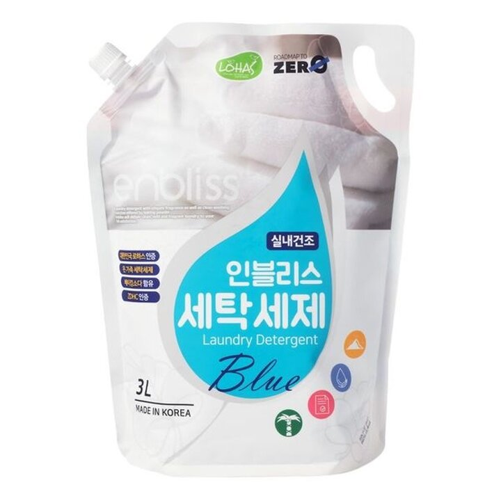 인블리스 베이킹소다 블루 실내건조 세탁세제 3L[34867795]