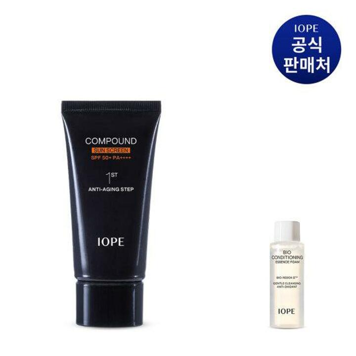 아이오페 맨  컴파운드 선 스크린 50ml SPF 50+/PA++++