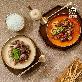 국내산 고기순대 얼큰순대국600g 3팩+기본순대국600g 3팩