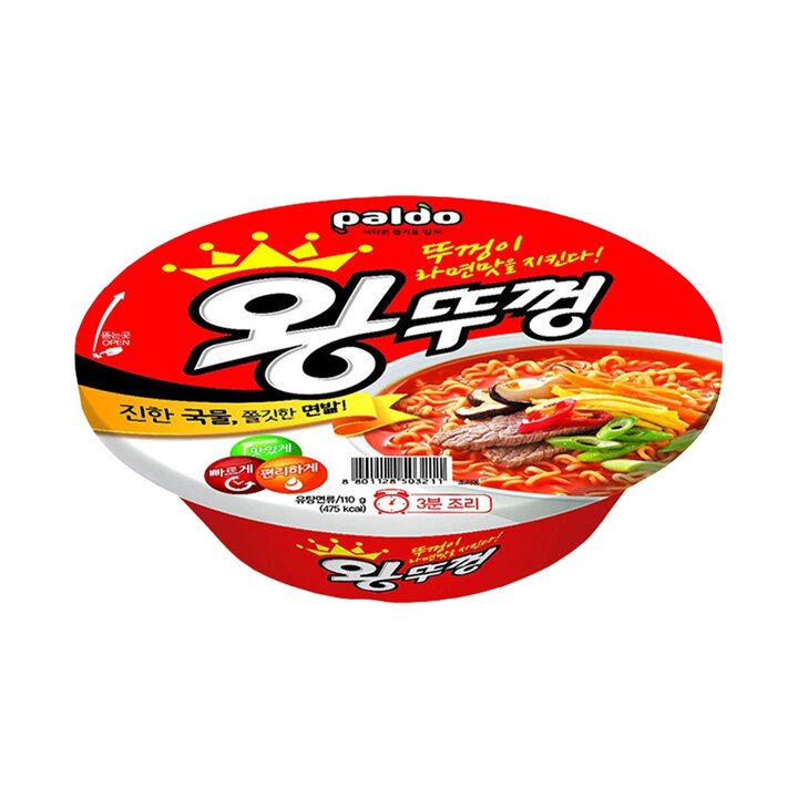 팔도 컵라면 왕뚜껑 110g X18개