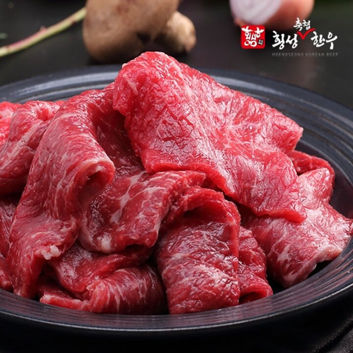 [횡성축협한우] 1등급 냉동 불고기or국거리 (각 200gx3)선택구성