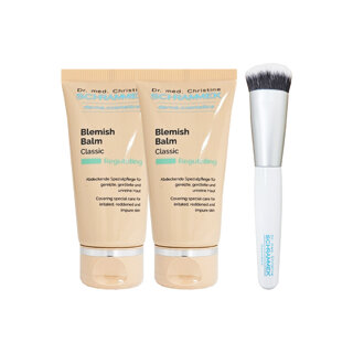  독일 슈라멕 비비 크림 클래식 슈라맥 BB 블래미쉬 밤 30ml 2개+정품 브러쉬 