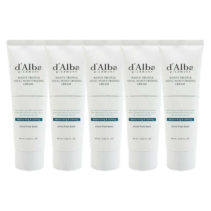 달바 화이트 트러플 바이탈 모이스처라이징 크림 60ml 5개