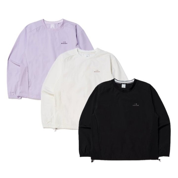 (대구신세계)*최초가 129,000원* 3가지 색상 ON THE ROCK (온더락) 여성 우븐 긴팔라운드 티셔츠 DWM24218