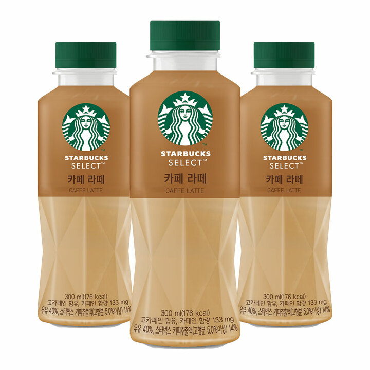 스타벅스 셀렉트 카페 라떼 300ml 6펫