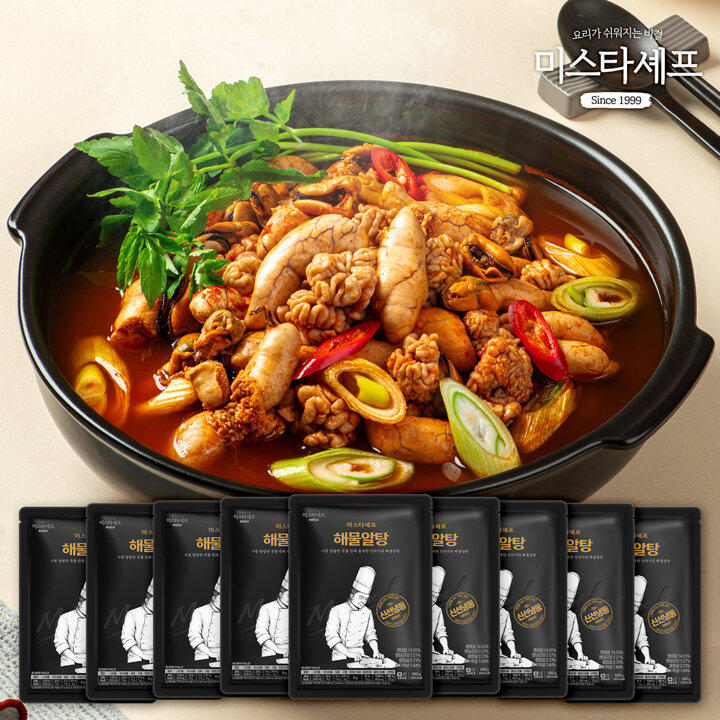 미스타셰프 해물알탕 550g x 9팩