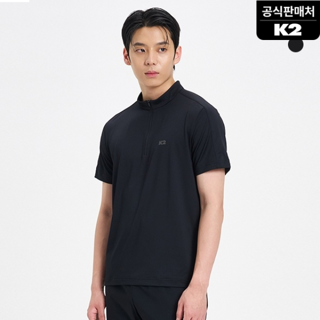 [K2] 남성 메쉬 반팔 집업 티셔츠_GMM25292