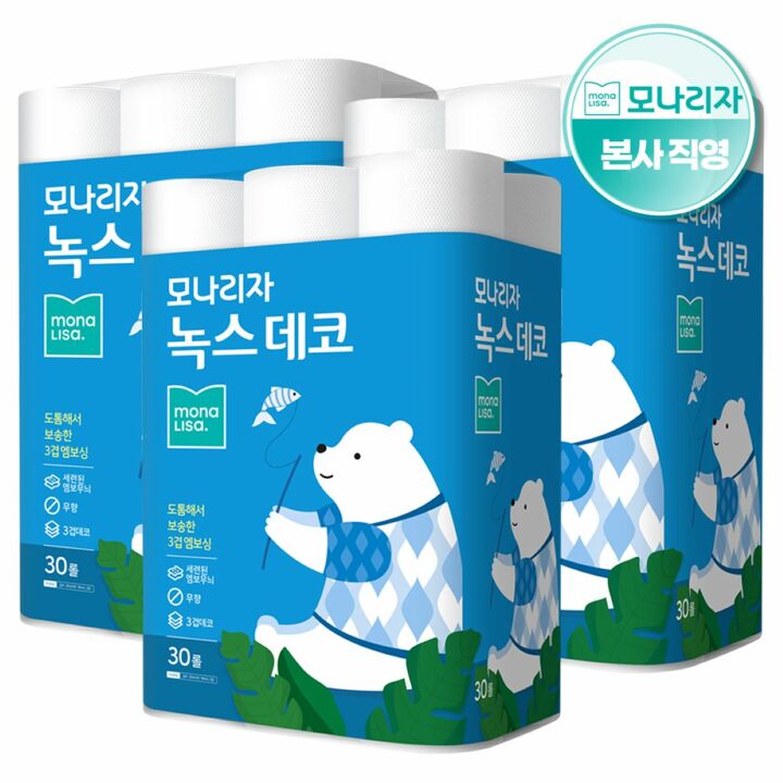 모나리자 녹스 데코 30m*30롤 x 3팩