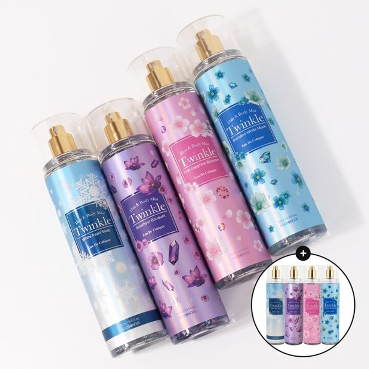 (1+1)NEW 트윙클 바디미스트 250ml 택2/대용량 퍼퓸스프레이