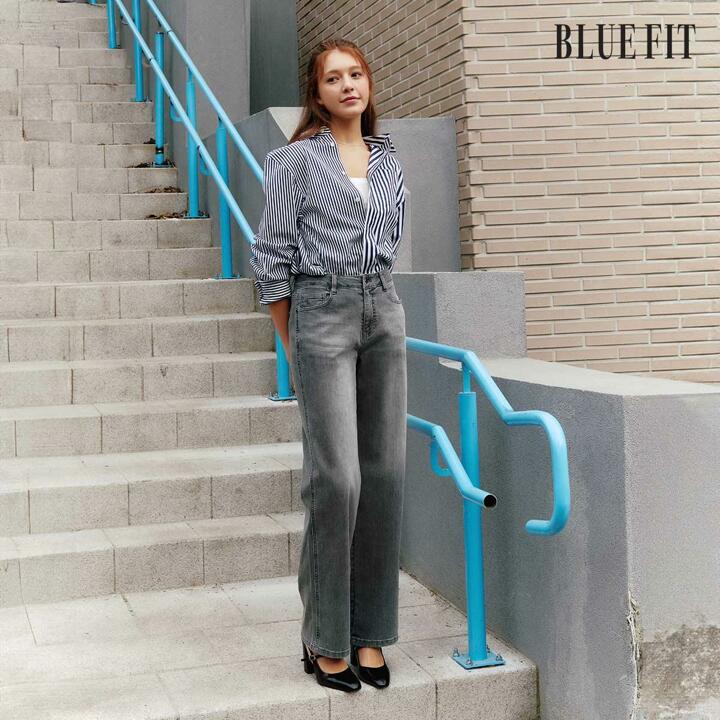 [26SS최신상] 블루핏 터키 보싸 데님 롱버전(+7cm)