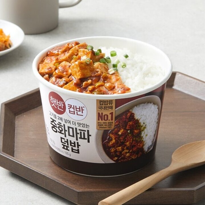 (신세계의정부점)CJ 햇반컵반 중화마파덮밥 275g