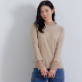[지센] (4컬러) 레이스 패치 골지 티셔츠 LFTSQ101