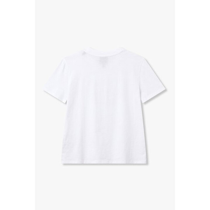 (신세계센텀점)AX여성 엠보 로고 크루넥 티셔츠A426130521화이트