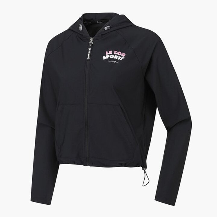 (신세계강남점)[정상가 139,000원][70퍼센트 OFF] 여성 후드집업 긴팔 래쉬가드 BLK / QP222SFZ52