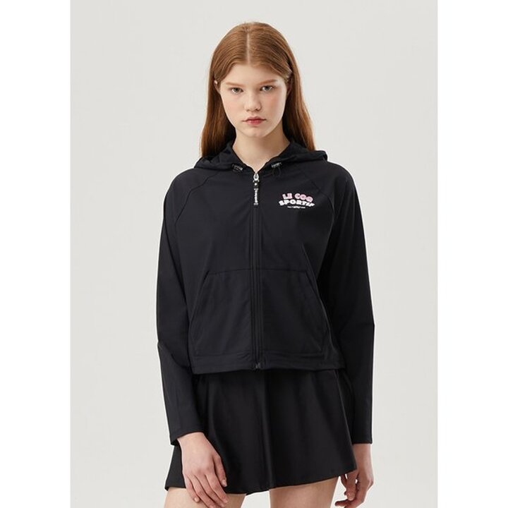 (신세계강남점)[정상가 139,000원][70퍼센트 OFF] 여성 후드집업 긴팔 래쉬가드 BLK / QP222SFZ52