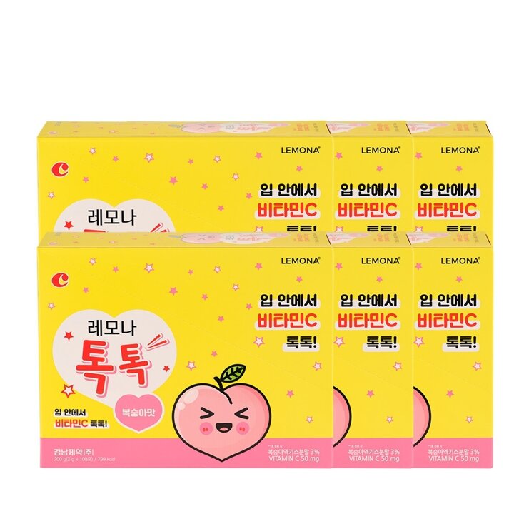 레모나 톡톡 비타민C 100포 X 6세트 (총 600개)