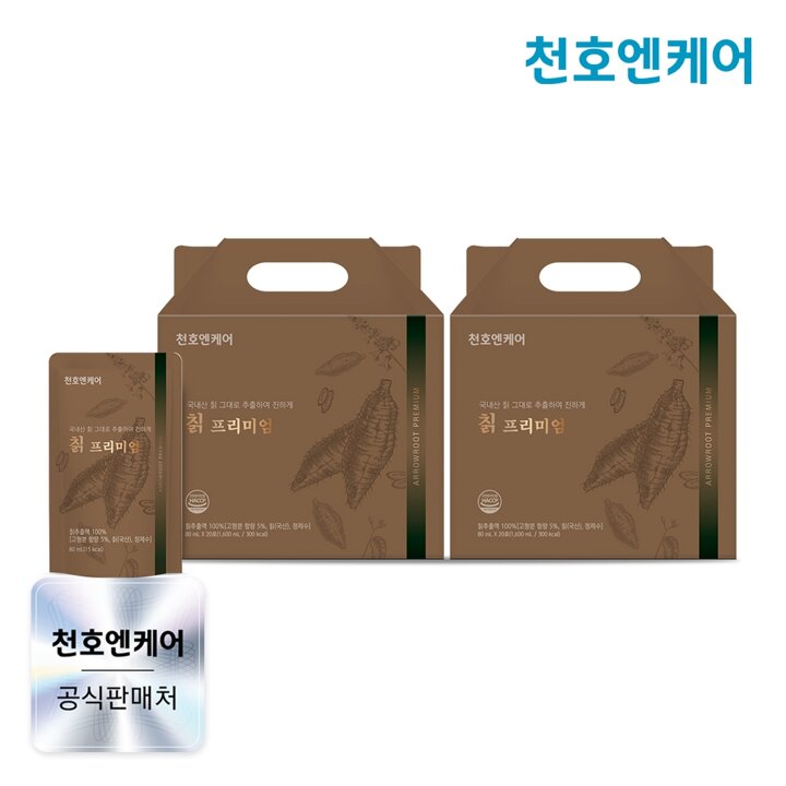 [천호엔케어] 칡 프리미엄 80ml 20팩 x 2박스