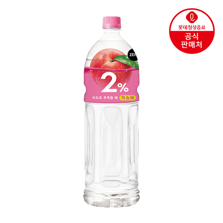 [본사직영] 롯데 이프로부족할때 제로 1.5L x 12펫(복숭아)
