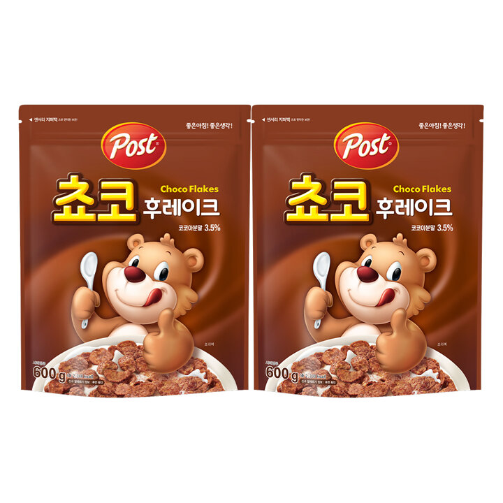 포스트 초코 후레이크 600g 2개
