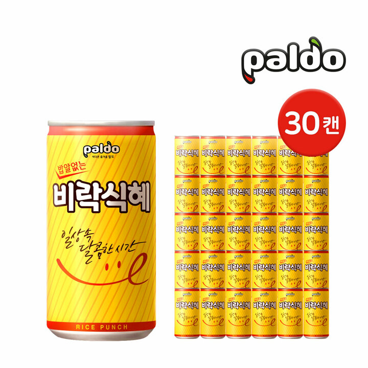 [G] 팔도 밥알없는 비락식혜 175ml 30캔